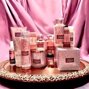 BATH AND BODY WORKS A THOUSAND WISHES BODY CARE & CANDLE BUNDLE